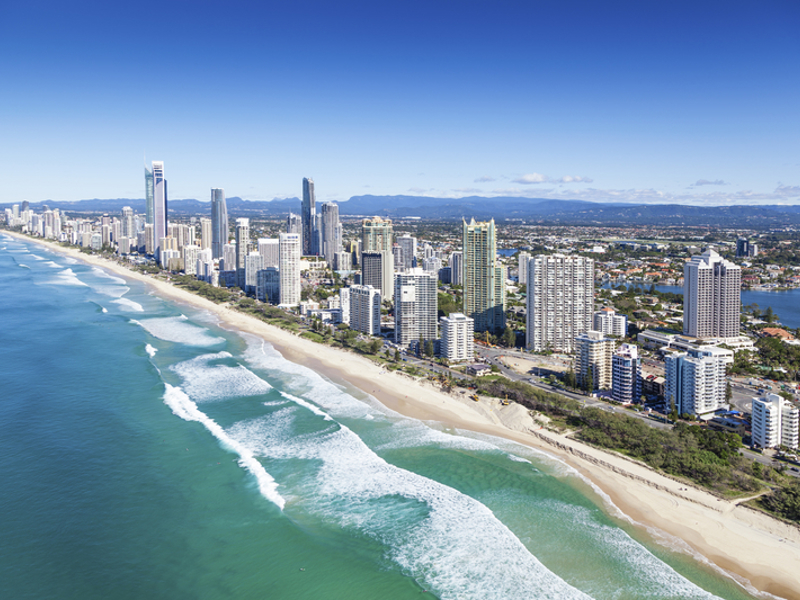 The Australian gold coast.