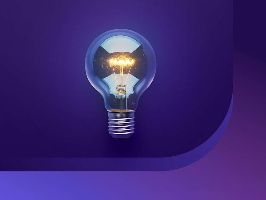 Image of graphic image with a lightbulb