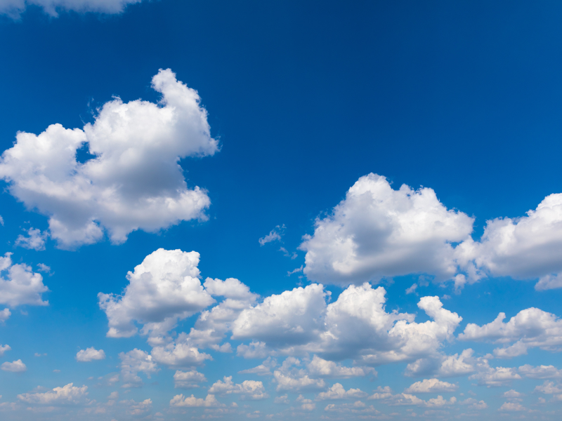 Cloud - to show our goal to reduce carbon gases