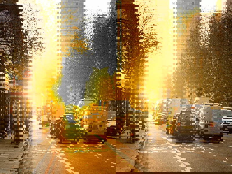 Image of a busy road.