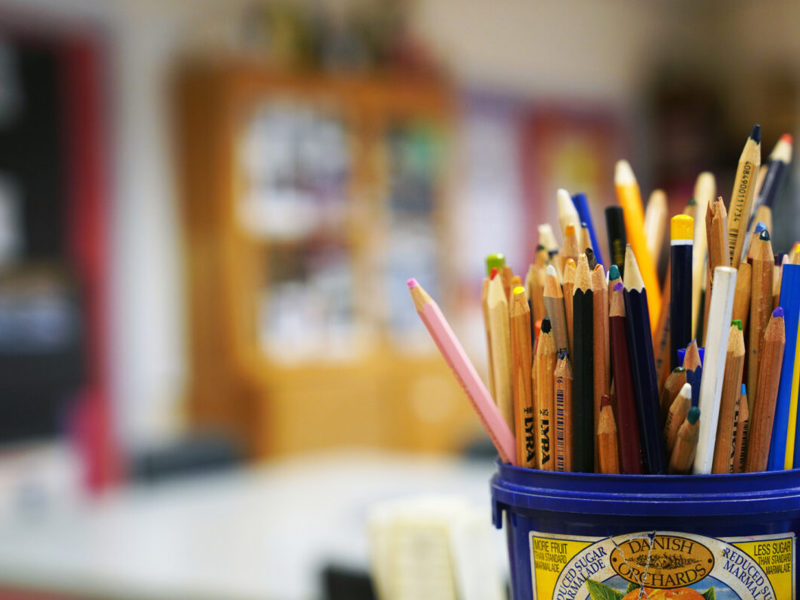 pencils in a pot