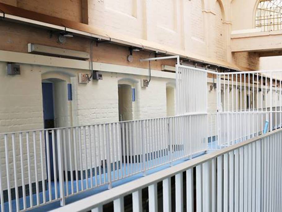 Hallway image within a prison