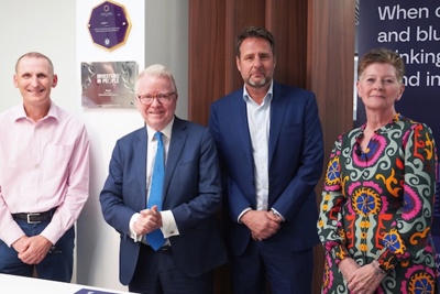 Amey members celebrate launch event at Amey's Furnival Street office.