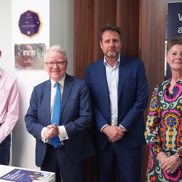 Amey members celebrate launch event at Amey's Furnival Street office.