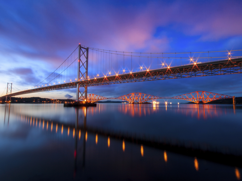 Image of the Forth road bridge
