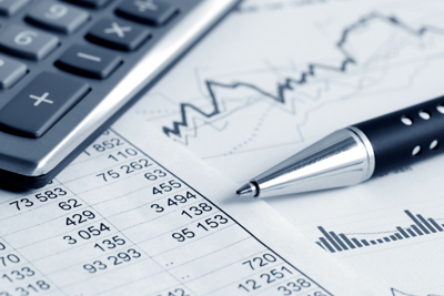 Charts of finacial figures