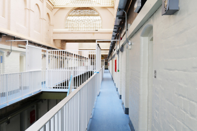 Image of a prison hallway