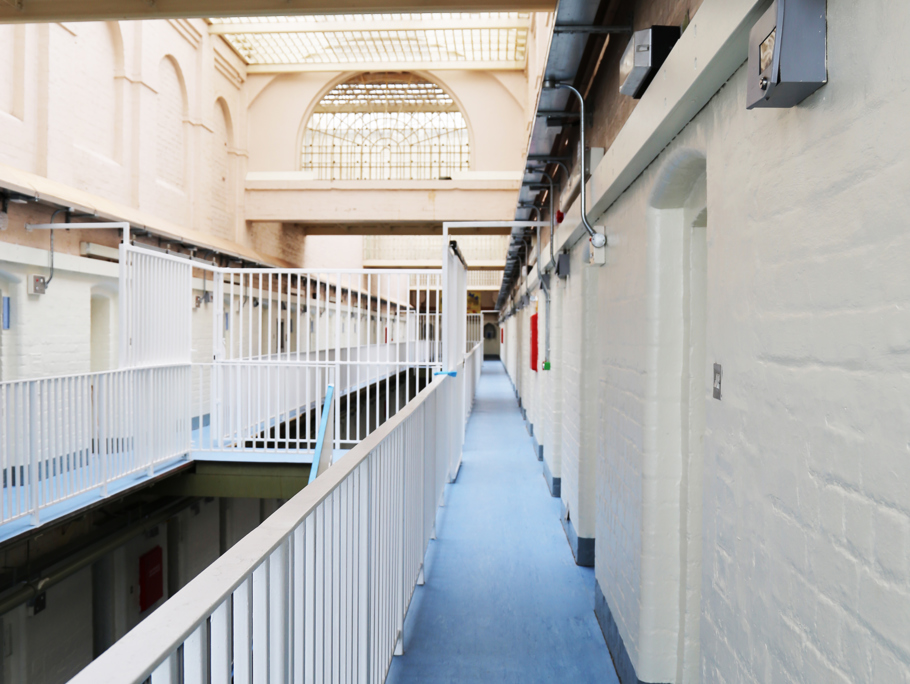 Image of a prison hallway