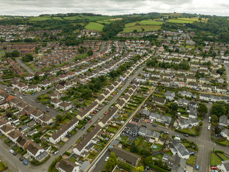 Ariel view of Lowry, Belfast
