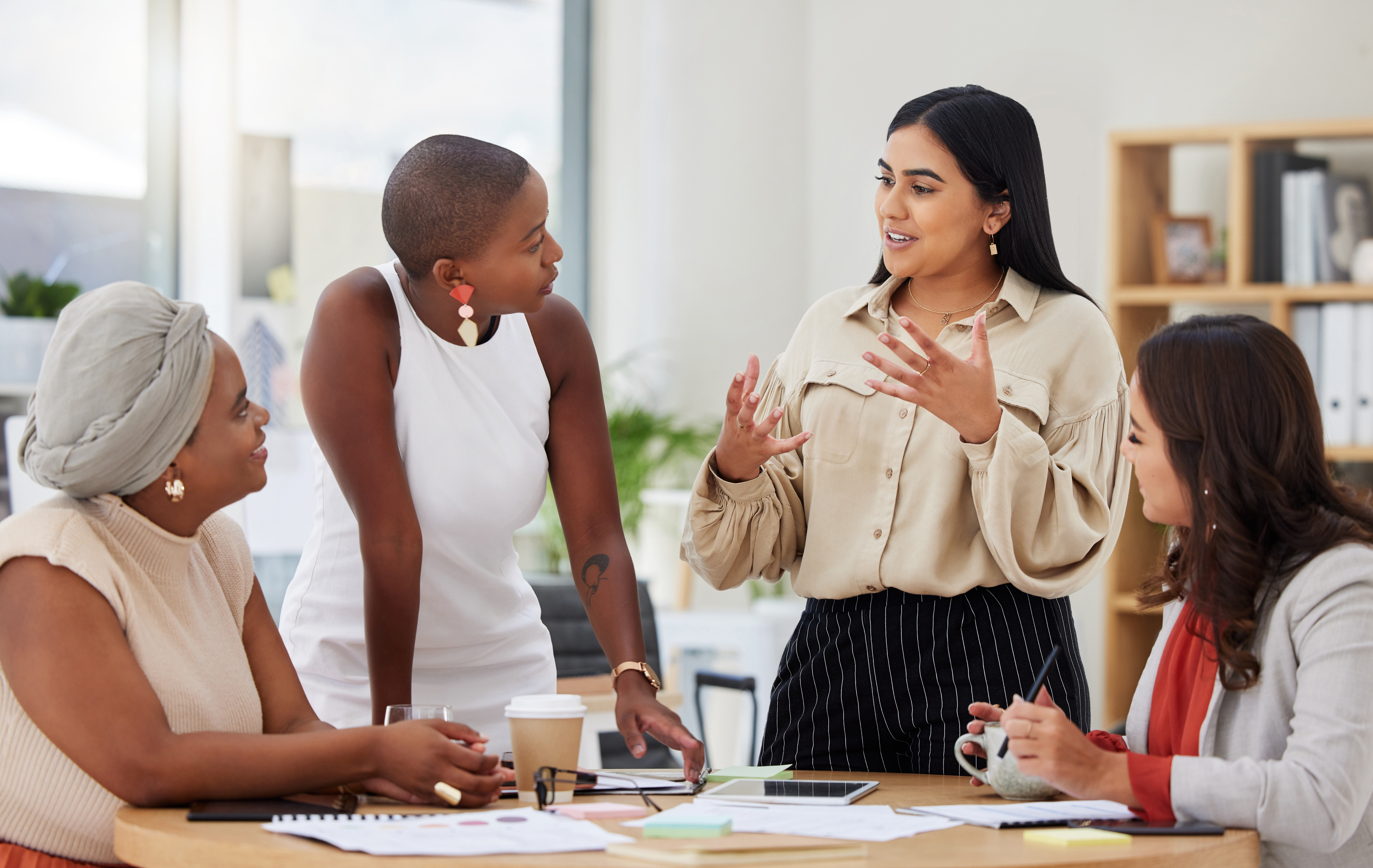 Group of ladies at work