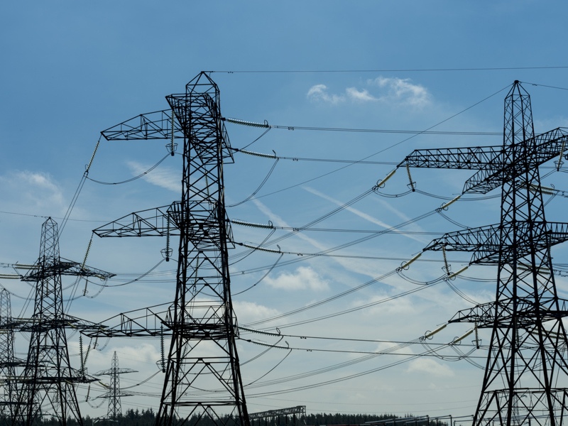 Image of overhead lines.