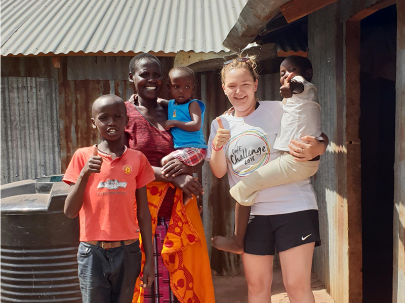 Image of an Amey employee in her DofE duties in 2018.