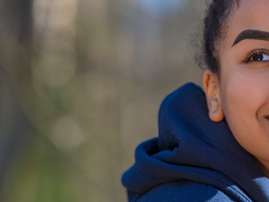 Picture of a woman smiling at the camera