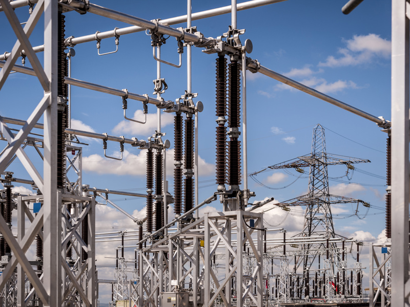 Image of metal pilons.