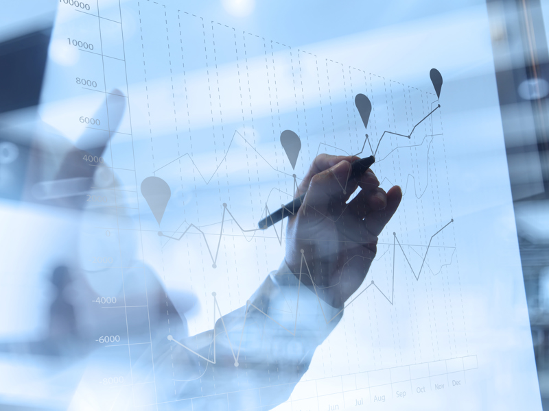 Someone drawing on a smartboard.