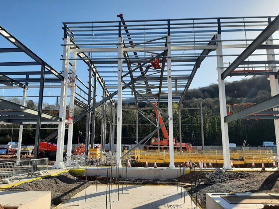 Image of Taff Wells construction site